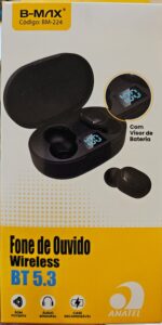 Fone de Ouvido Wireless B-MAX BM-224